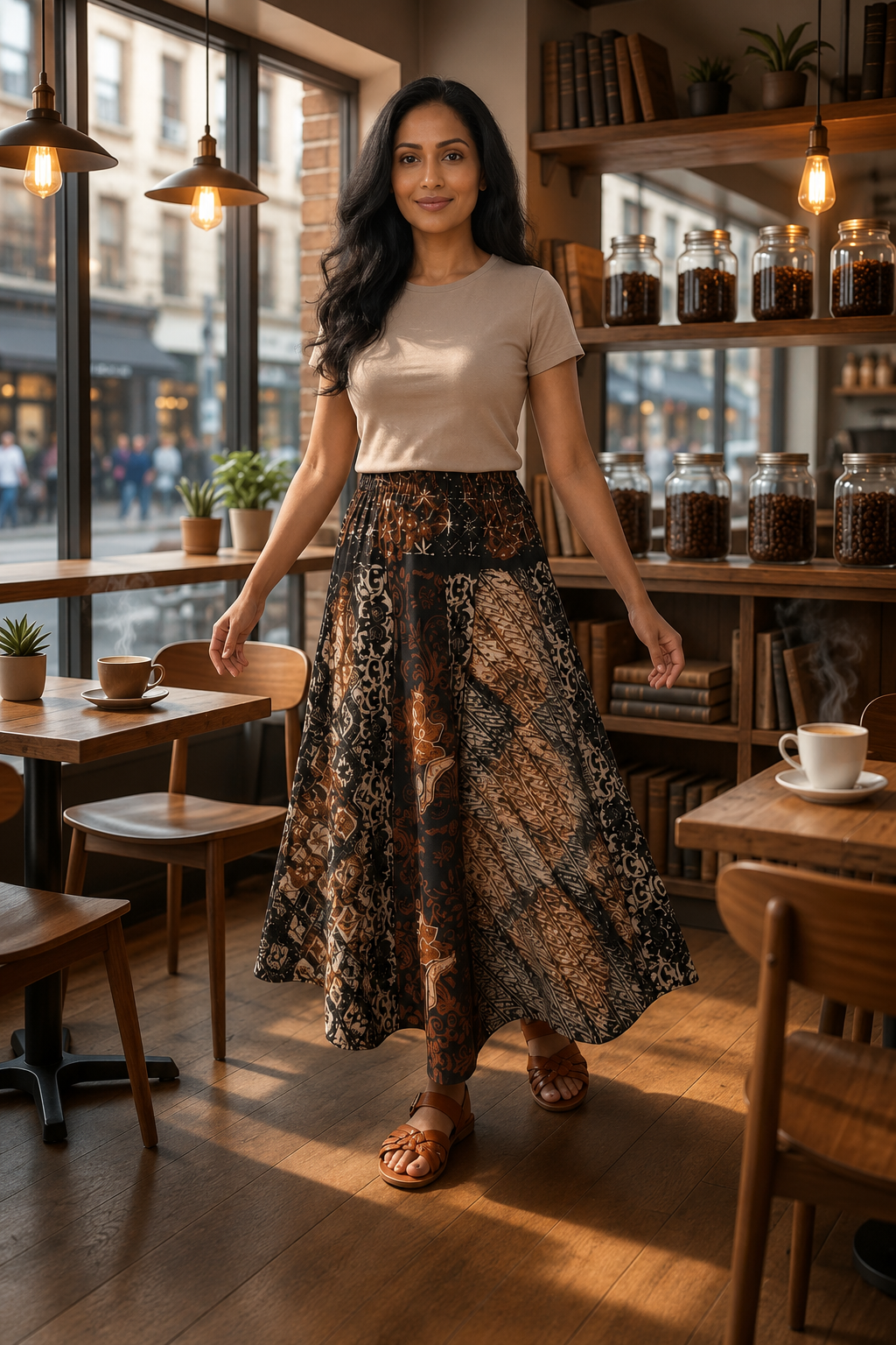 Rok Cap Panjang Batik Long Skirt