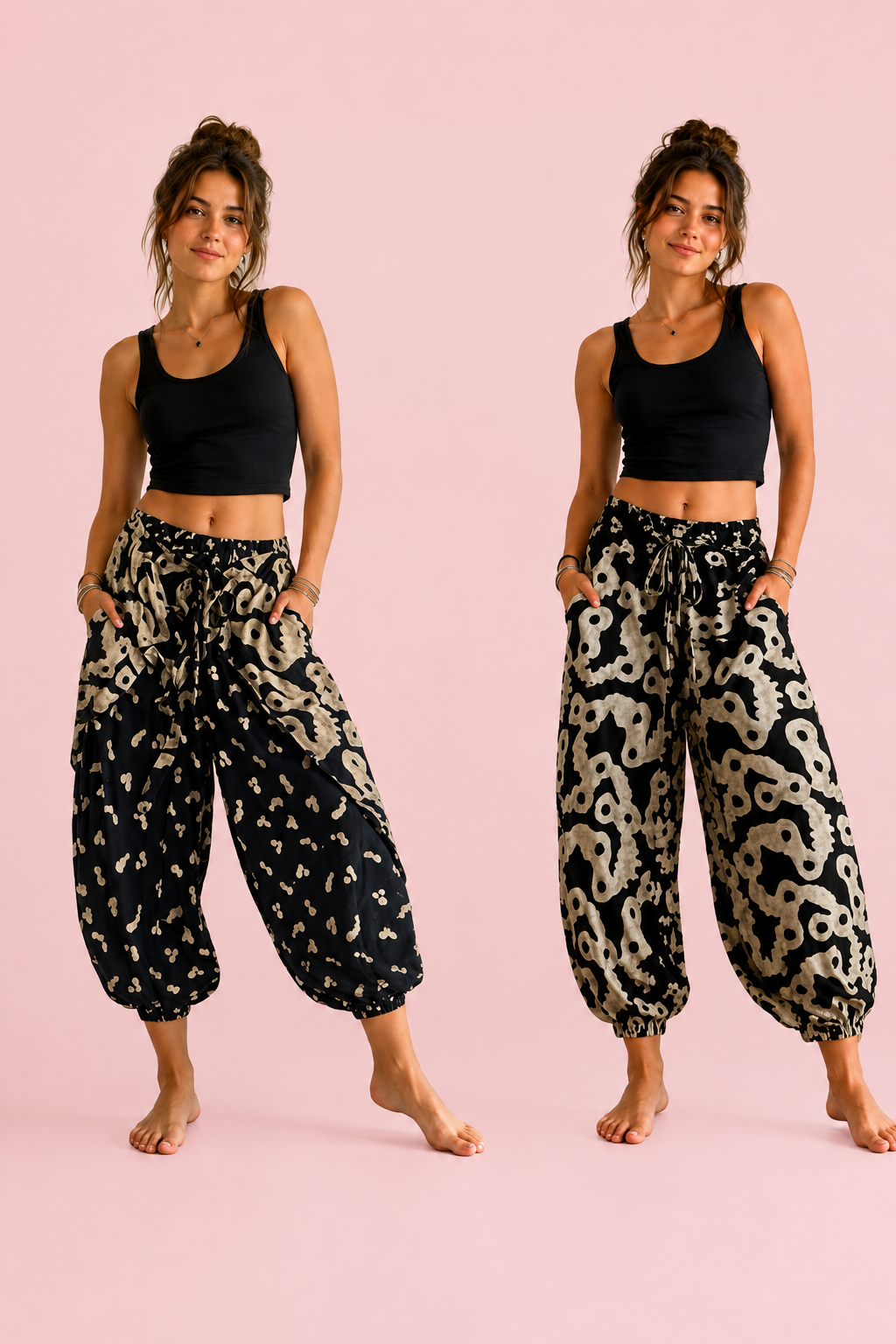 Kulot Sakura Reversible Batik Pants