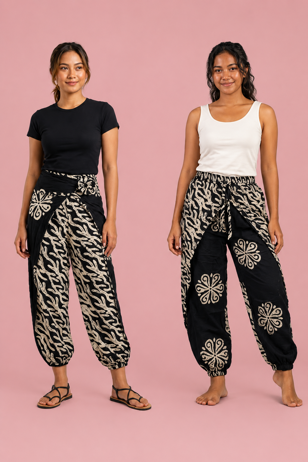Kulot Sakura Reversible Batik Pants