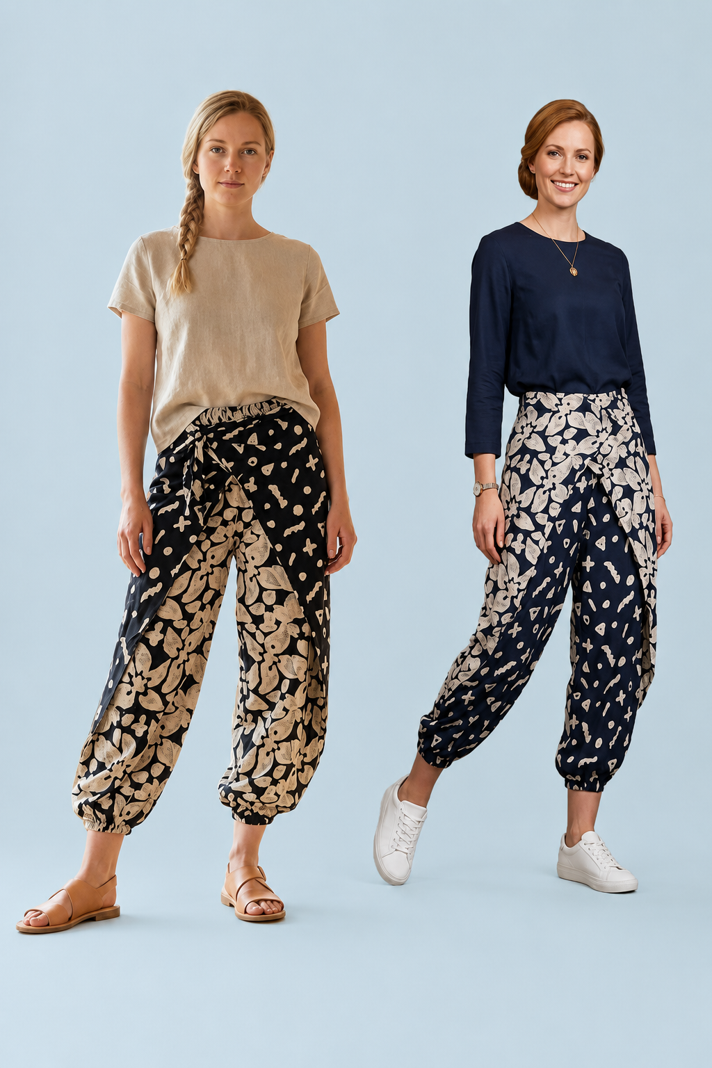 Kulot Sakura Reversible Batik Pants