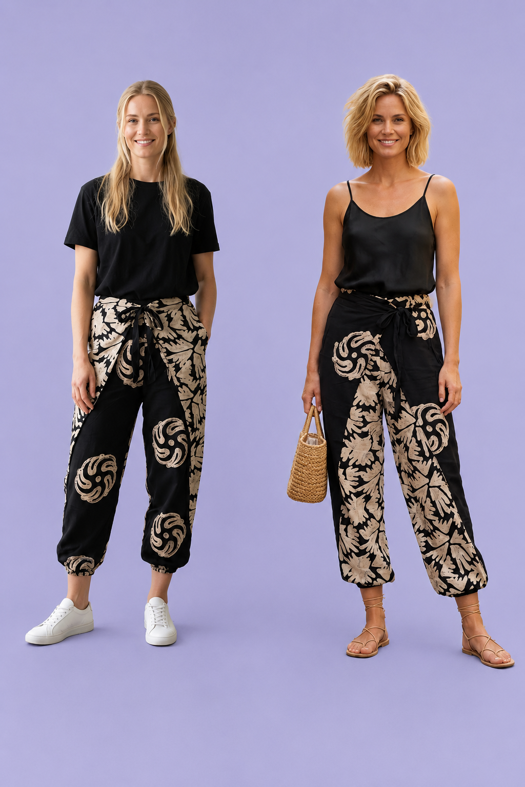 Kulot Sakura Reversible Batik Pants